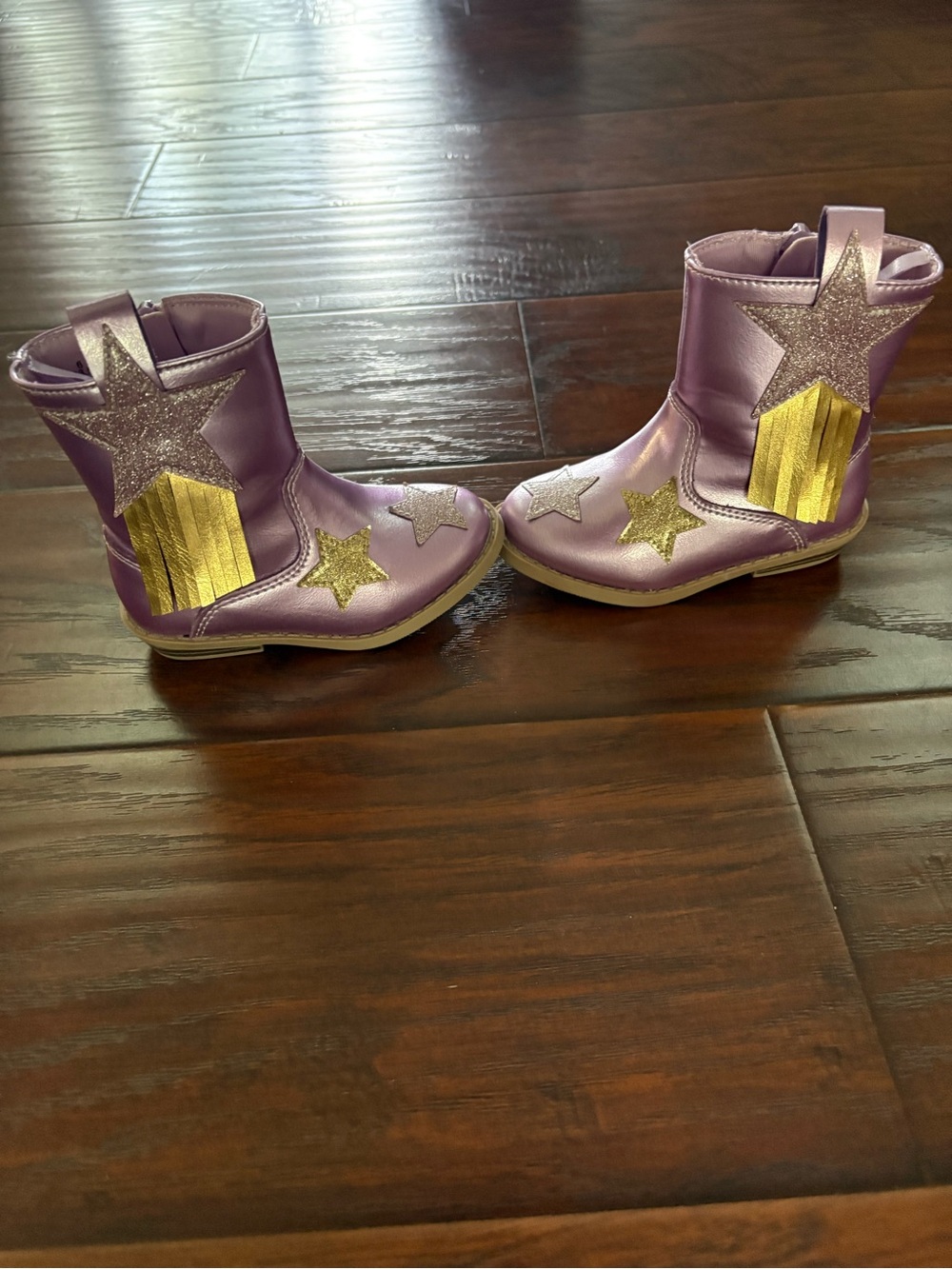 Old Navy Girl Purple Cowboy Boots Size 6